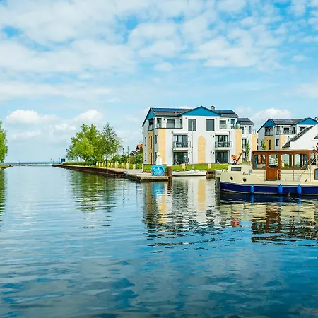 Floating At Harbor By Kuhnle-tours Botel Rechlin