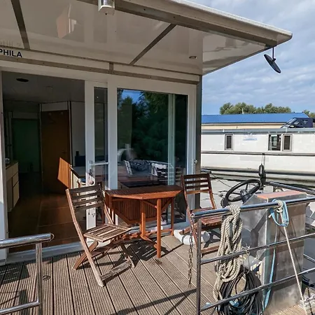 Floating At Harbor By Kuhnle-tours Botel Rechlin